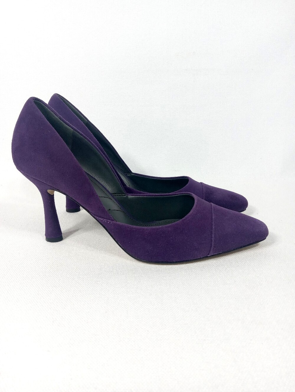FRANCO SARTO Mila Purple Suede Pumps Womens Size 8
